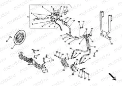 FRONT BRAKE SYSTEM DOUBLE DISC » BRAKING SYSTEM
