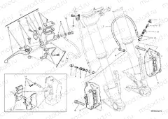 FRONT BRAKE SYSTEM [MOD:HYM 939]
