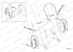 FRONT BRAKE SYSTEM [MOD:HYM 950]