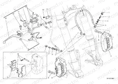 FRONT BRAKE SYSTEM [MOD:M821 STR]