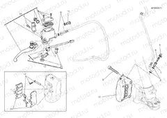 FRONT BRAKE SYSTEM [MOD:SCR800C]