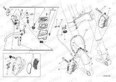 FRONT BRAKE SYSTEM [MOD:XDIAVELS]