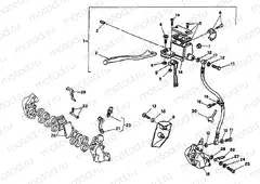 FRONT BRAKE SYSTEM SINGLE DISK » BRAKING SYSTEM