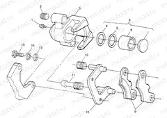 FRONT BRAKE Trail Boss W968527 (4935883588B003) | FRONT BRAKE Trail Boss W968527 (4935883588B003)
