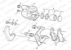 FRONT BRAKE - W968540 (4935863586B007) | FRONT BRAKE - W968540 (4935863586B007)