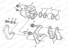 FRONT BRAKE - W98AC42A (4945214521B004) | FRONT BRAKE - W98AC42A (4945214521B004)