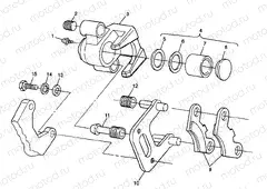 FRONT BRAKE - W98CH50A (4945714571b009) | FRONT BRAKE - W98CH50A (4945714571b009)