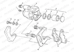 FRONT BRAKE XPRESS 300 W969530 and XPRESS 400 W969540 (4935923592C001) | FRONT BRAKE XPRESS 300 W969530 and XPRESS 400 W969540 (4935923592C001)