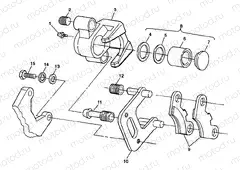 FRONT BRAKE XPRESS 300 W98CA28C (4945364536B009) | FRONT BRAKE XPRESS 300 W98CA28C (4945364536B009)