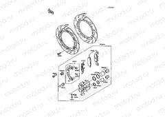 Front Brake(ZX750F-016328- )