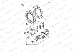 Front Brake(ZX750F000001-016327)