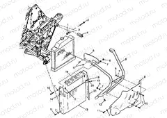 FRONT BUMPER and SHIELDS Sport 400L W98BA38C (4947234723A007) | FRONT BUMPER and SHIELDS Sport 400L W98BA38C (4947234723A007)