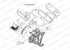FRONT CAB - A04CH68AK/AL/AN/AO (4987438743A05) | FRONT CAB - A04CH68AK/AL/AN/AO (4987438743A05)