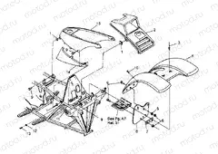 FRONT CAB ASSEMBLY 2x4 400L W957540 (4930093009A005) | FRONT CAB ASSEMBLY 2x4 400L W957540 (4930093009A005)