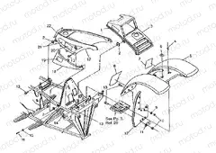 FRONT CAB ASSEMBLY 6x6 400L | FRONT CAB ASSEMBLY 6x6 400L, SWEDISH S948740 and NORWEGIAN N948740 (4926812681001A)