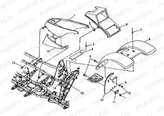 FRONT CAB Magnum 2X4 W98AA42A (4945524552A005) | FRONT CAB Magnum 2X4 W98AA42A (4945524552A005)