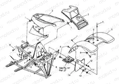 FRONT CAB Trail Boss W968527 (4935883588A005) | FRONT CAB Trail Boss W968527 (4935883588A005)