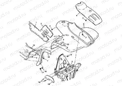 FRONT CAB XPLORER 400L W98CC38C (4945414541A005) | FRONT CAB XPLORER 400L W98CC38C (4945414541A005)