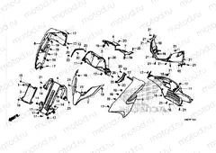 FRONT COVER/METER PANEL (NSS125ADK)