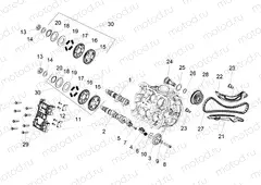 Front cylinder timing system