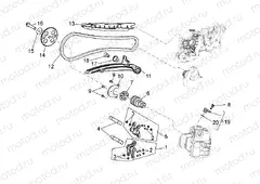 Front cylinder timing system