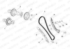 Front cylinder timing system
