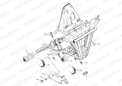 FRONT DRIVE ASSEMBLY 250 4x4 / W928127 (4922872287A014) | FRONT DRIVE ASSEMBLY 250 4x4 / W928127 (4922872287A014)