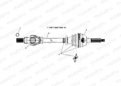 FRONT DRIVE SHAFT - A04CH68AP/AQ/AU/CU (4987438743B02) | FRONT DRIVE SHAFT - A04CH68AP/AQ/AU/CU (4987438743B02)