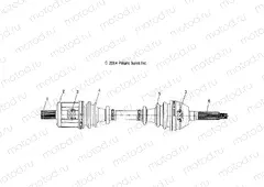 FRONT DRIVE SHAFT - A05JD32EA (4997869786B09) | FRONT DRIVE SHAFT - A05JD32EA (4997869786B09)