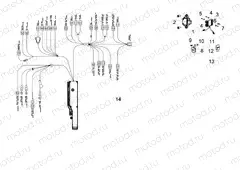 Front electrical system