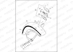 FRONT FENDER - FLSTS