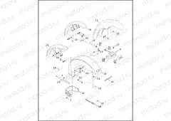 FRONT FENDER - FXST/I, FXSTB/I, FXSTD/I, FLSTC/I & FLSTF/I