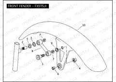 FRONT FENDER - FXSTS/I