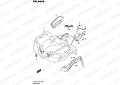 FRONT FENDER (LT-A400FL5 P17)