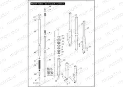 FRONT FORK - 883/C/L/R, 1200C/L/R