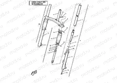Front Fork Assembly-Scrambler (4910981098020A) | Front Fork Assembly-Scrambler (4910981098020A)
