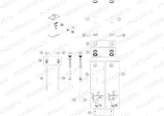 FRONT FORK DISASSEMBLED