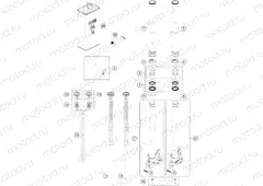 FRONT FORK DISASSEMBLED