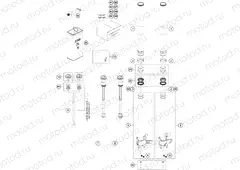 FRONT FORK DISASSEMBLED