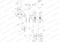 FRONT FORK DISASSEMBLED