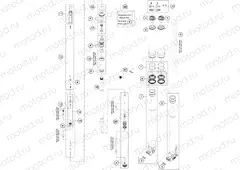 FRONT FORK DISASSEMBLED|Frame|01