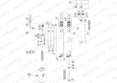 FRONT FORK DISASSEMBLED|Frame|01