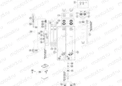 FRONT FORK DISASSEMBLED|Frame|01
