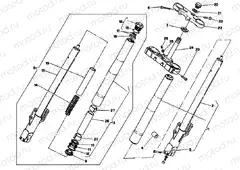 FRONT FORK DM 007707 » FRONT SUSPENSION