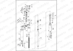 FRONT FORK - FLHTP