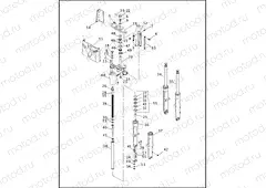 FRONT FORK - FLSTC/F/N (1 OF 2)