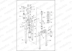 FRONT FORK - FLSTS