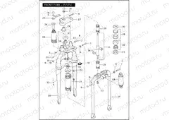FRONT FORK - FLSTSC