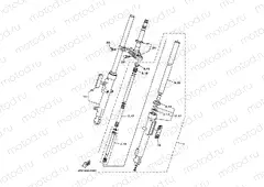FRONT FORK FOR DRUM BRAKE