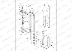 FRONT FORK - FXD, FXDL & FXDS-CON (1 OF 2)